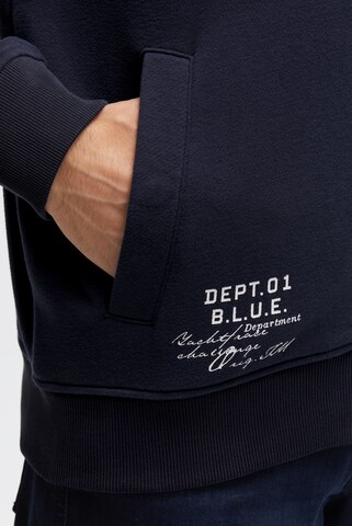 CAMP DAVID Zip-Up Hoodie in Blue