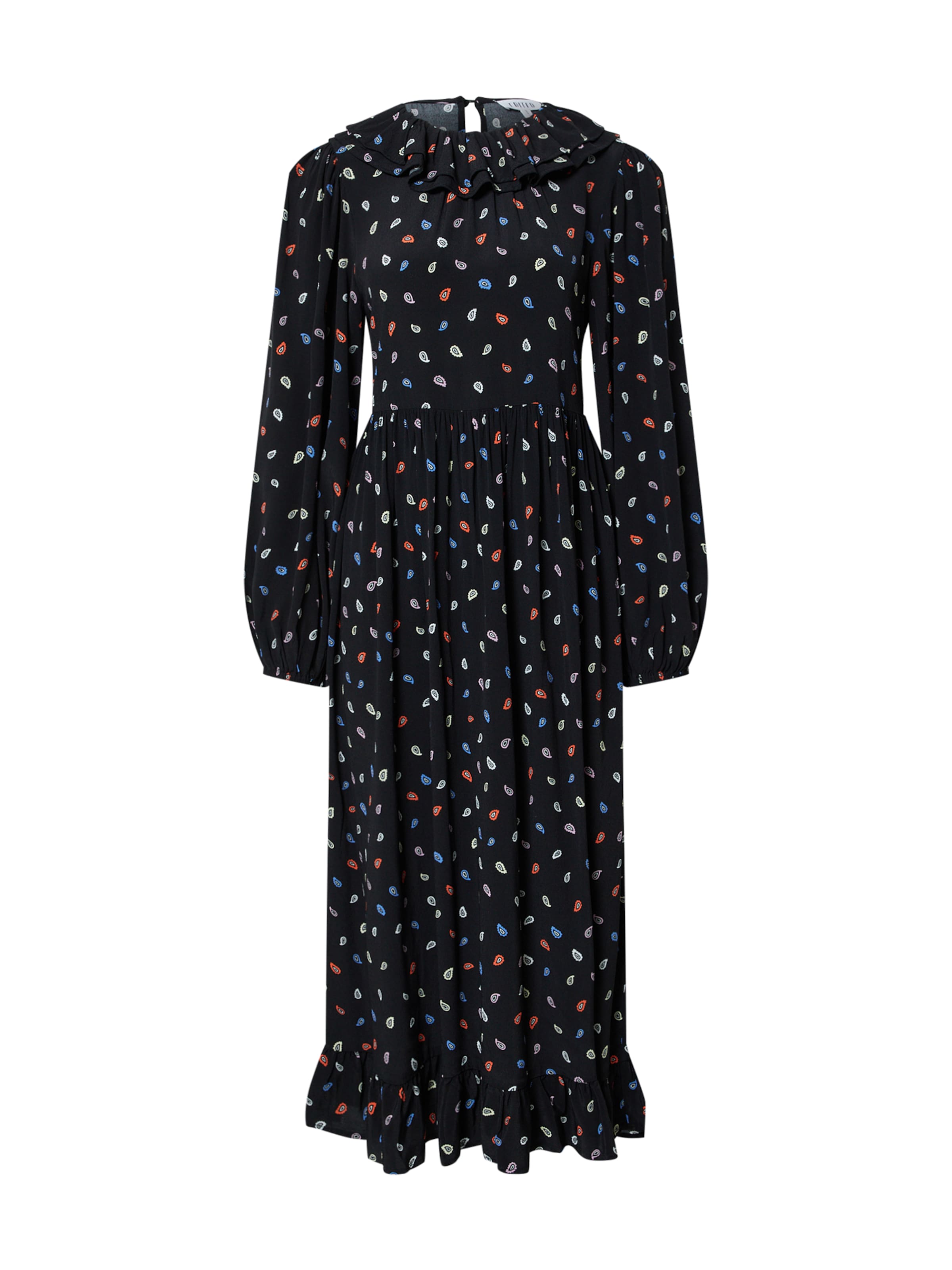 EDITED Kleid 'Diego' in Schwarz: Vorderseite