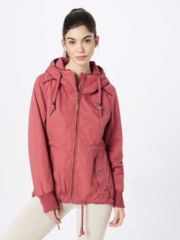 Parka mi-saison 'DANKA' Ragwear en rouge : devant