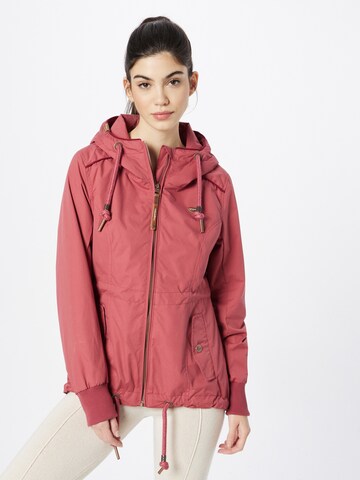 Ragwear Prehodna jakna 'DANKA' | rdeča barva: sprednja stran