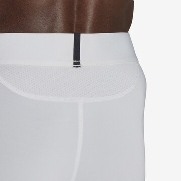 ADIDAS PERFORMANCE Skinny Workout Pants in White