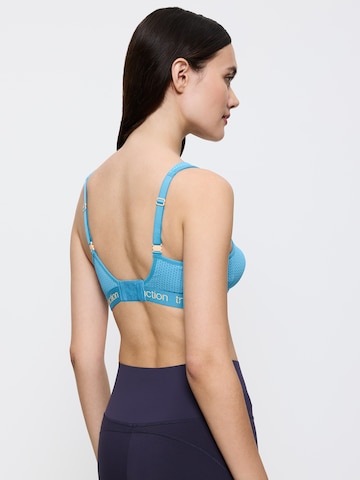 TRIUMPH Bralette Sports bra ' Triaction Energy Lite ' in Blue