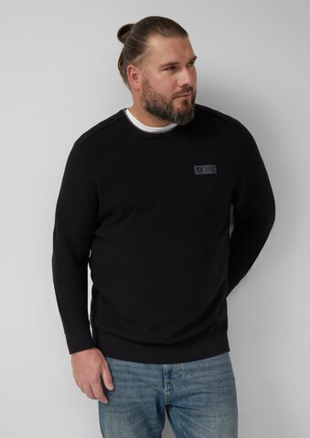 Pull-over s.Oliver en noir : devant