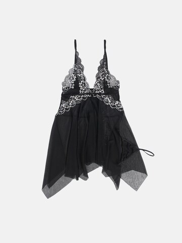ORGANZA Lingerie Negligee in Black