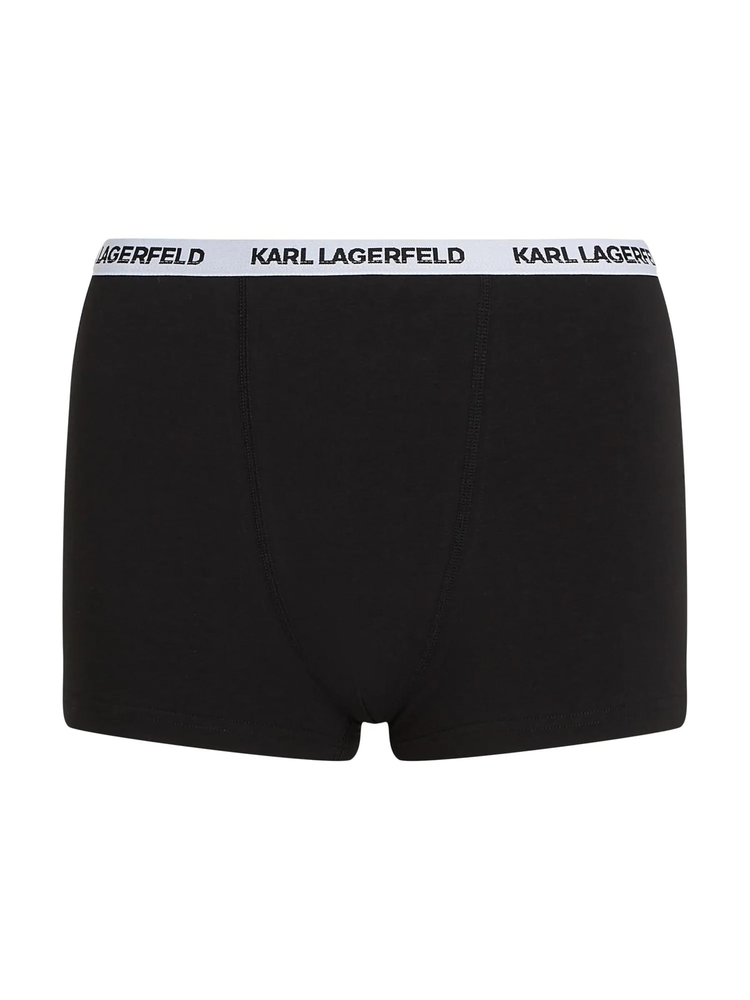 Karl Lagerfeld - Cueca desportiva em preto: frente
