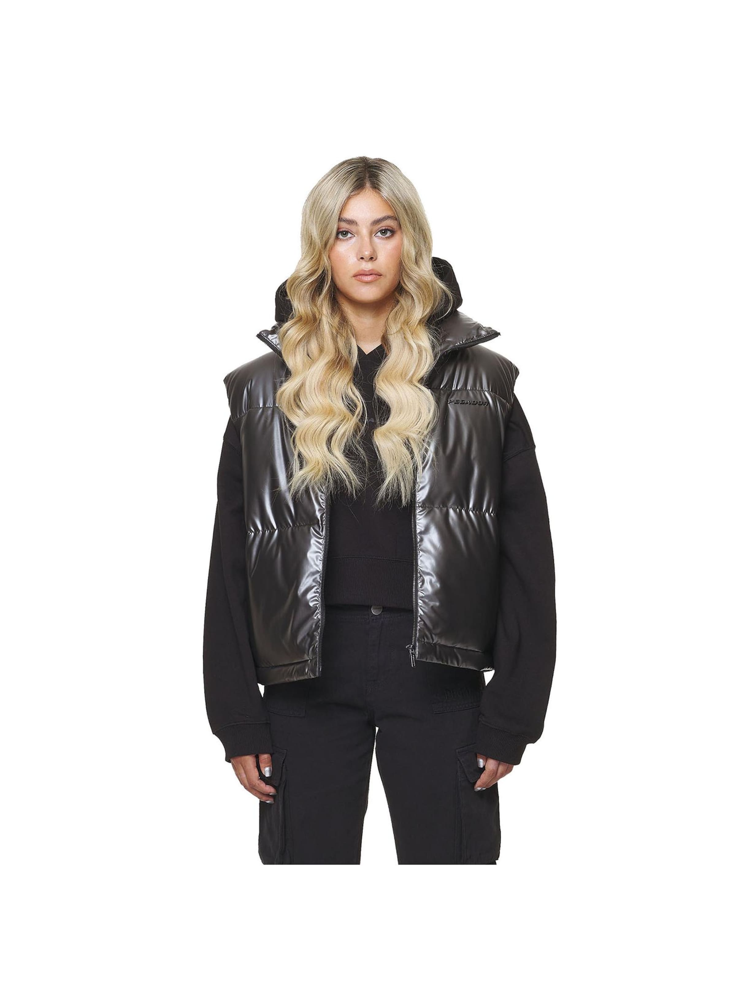 Pegador Vest 'Angel' in Black: front