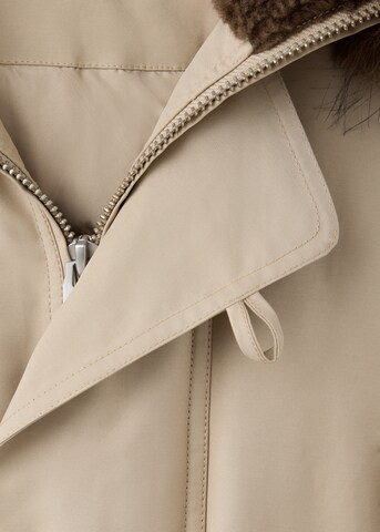 MANGO Between-season jacket 'CAMELITA' in Beige: front