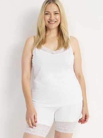 Cellbes of Sweden Top 'Linnea' in Wit: voorkant