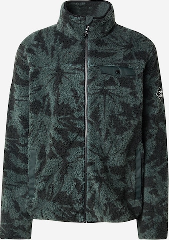 Veste en polaire 'Insaneia' Iriedaily en vert : devant
