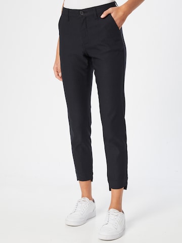 Freequent Regular Chino Pants in Black: front