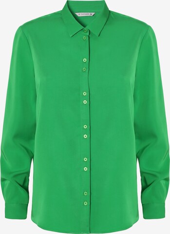 TATUUM - Blusa en verde: frente