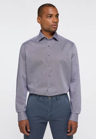 ETERNA Regular fit Business Shirt in Blue: front