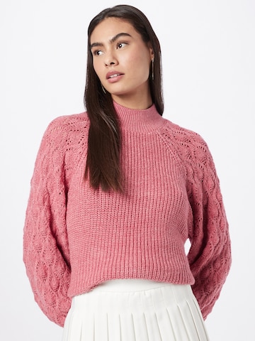 ONLY Sweter 'Freeze' w kolorze różowy: przód