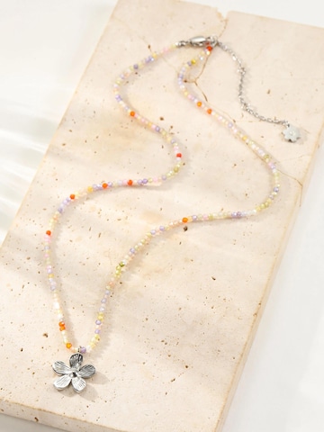 Hey Happiness - Cadena 'Vibrant Summer Daisy' en plata