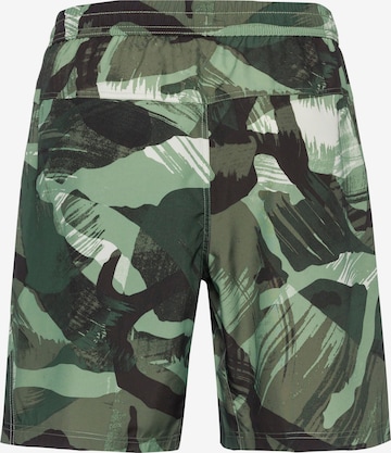 NIKE Regular Workout Pants 'Form' in Green