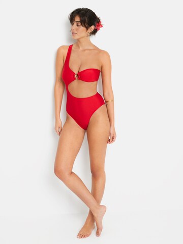 Costume intero 'Baila' di LSCN by LASCANA in rosso