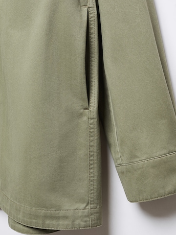 MANGO Prehodna jakna 'Safari' | zelena barva