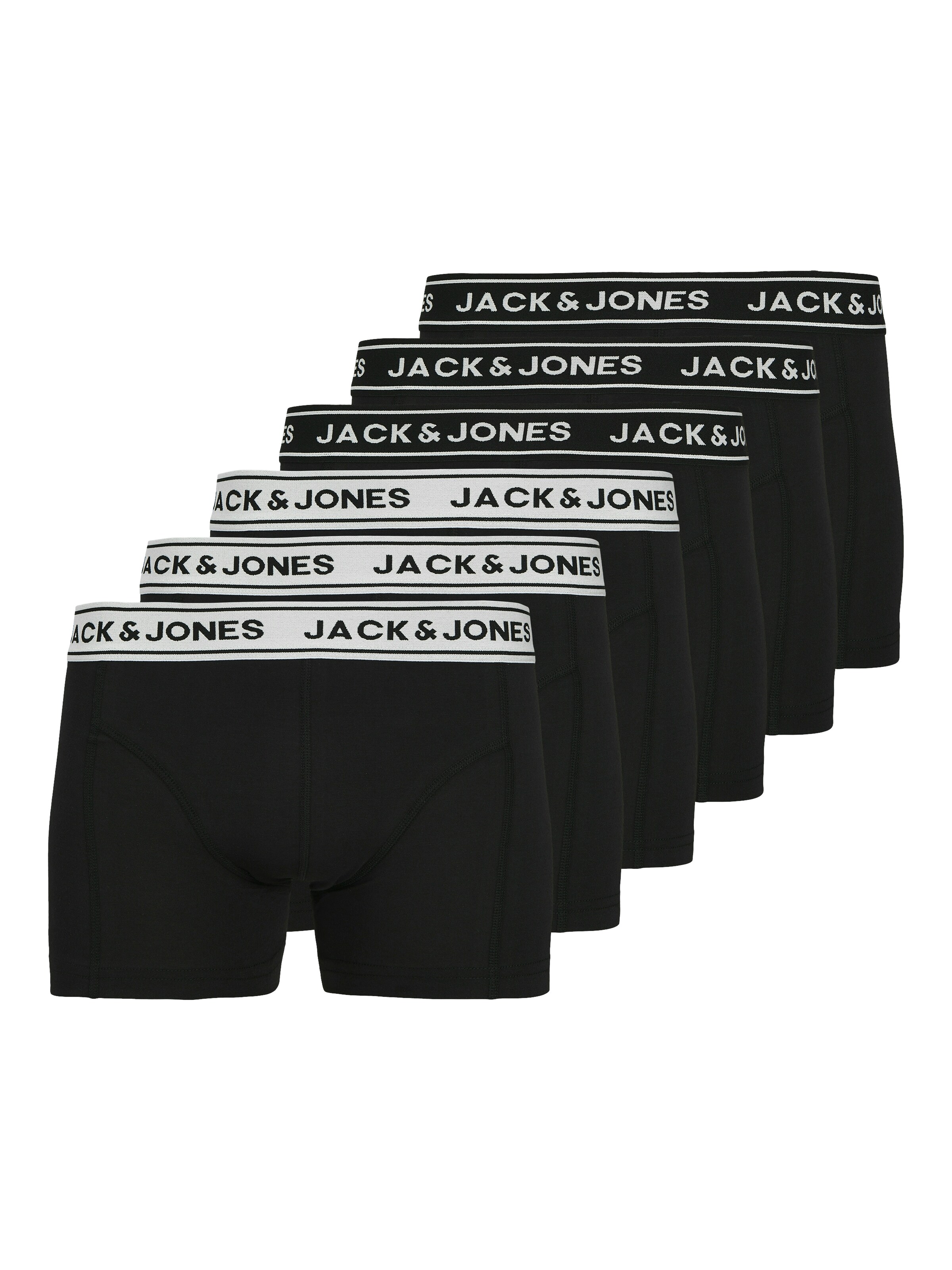 JACK & JONES Boxer shorts in Black: front