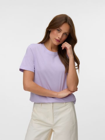 VERO MODA Μπλουζάκι 'VMPaulina' σε λιλά: μπροστά