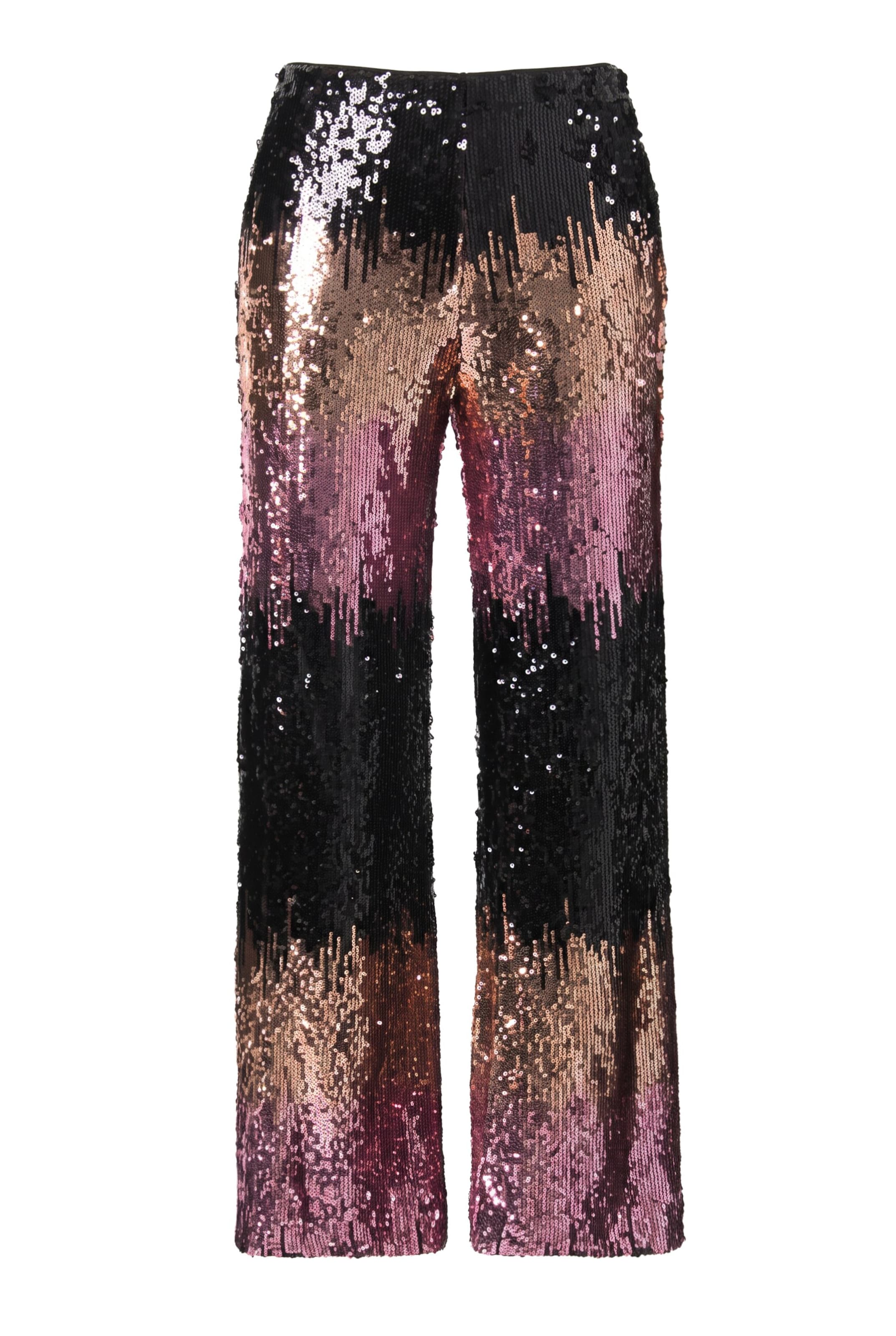 Ulla Popken Broek in 42/Regular in de kleur Gemengde kleuren, Productweergave