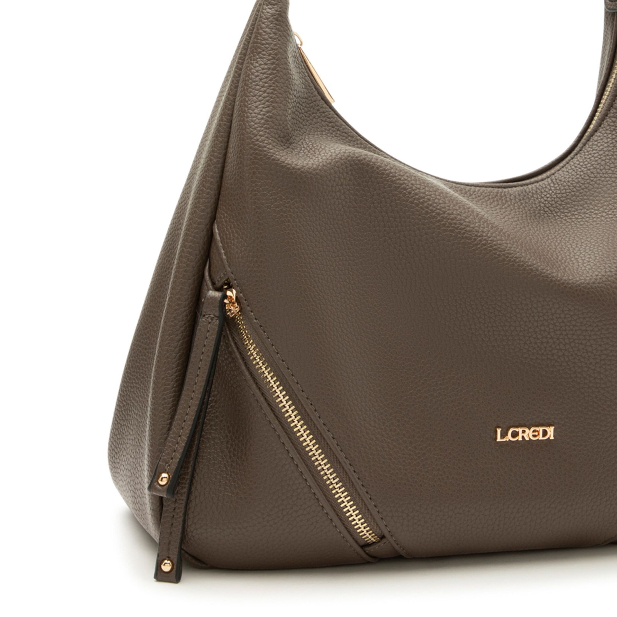 L.CREDI Shoulder Bag 'Priscilla' in Grey