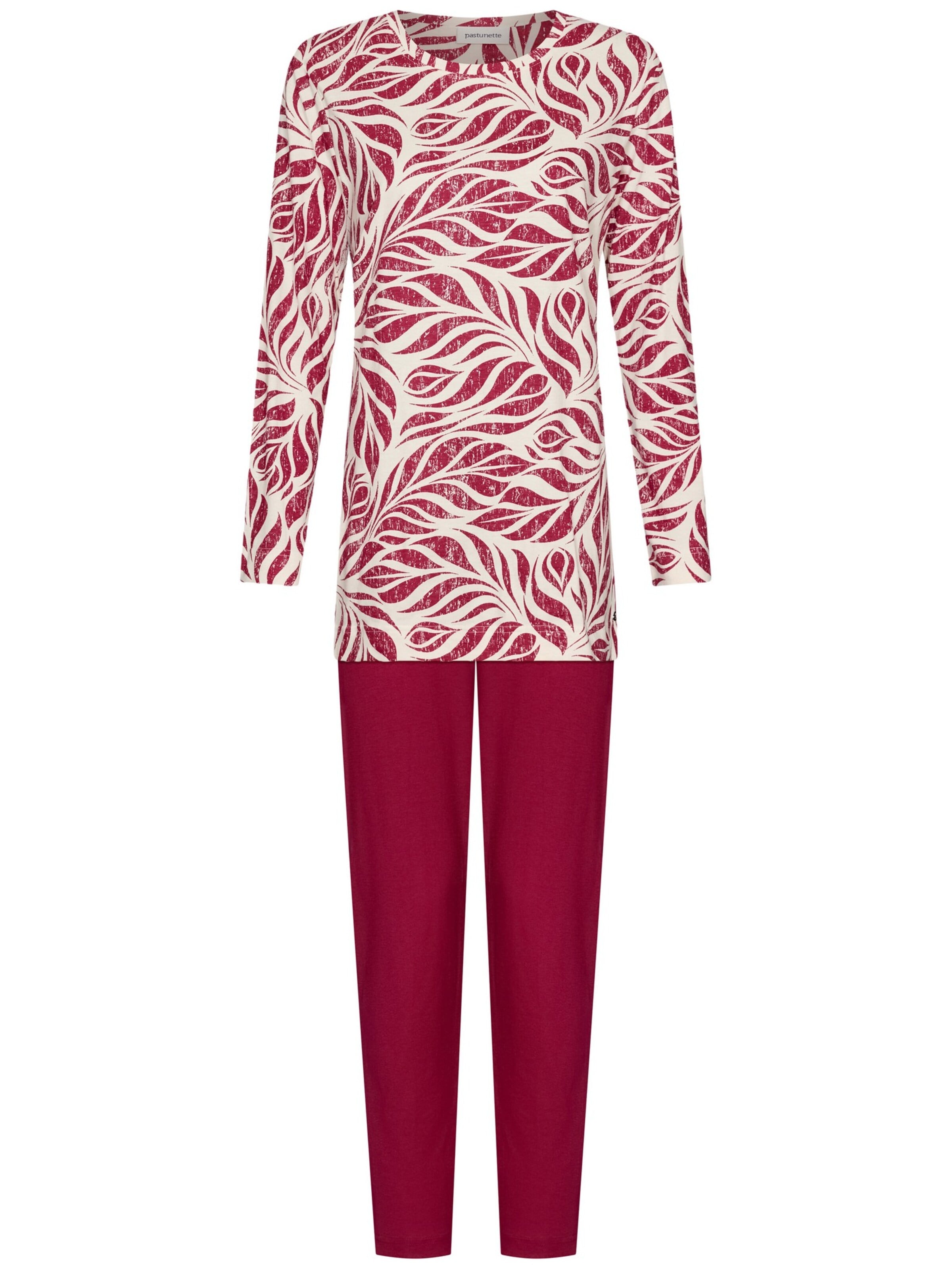 Pastunette Pyjama‌‌ in Rot: Vorderseite