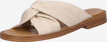 Blowfish Malibu Mules 'Adios' in Beige: front