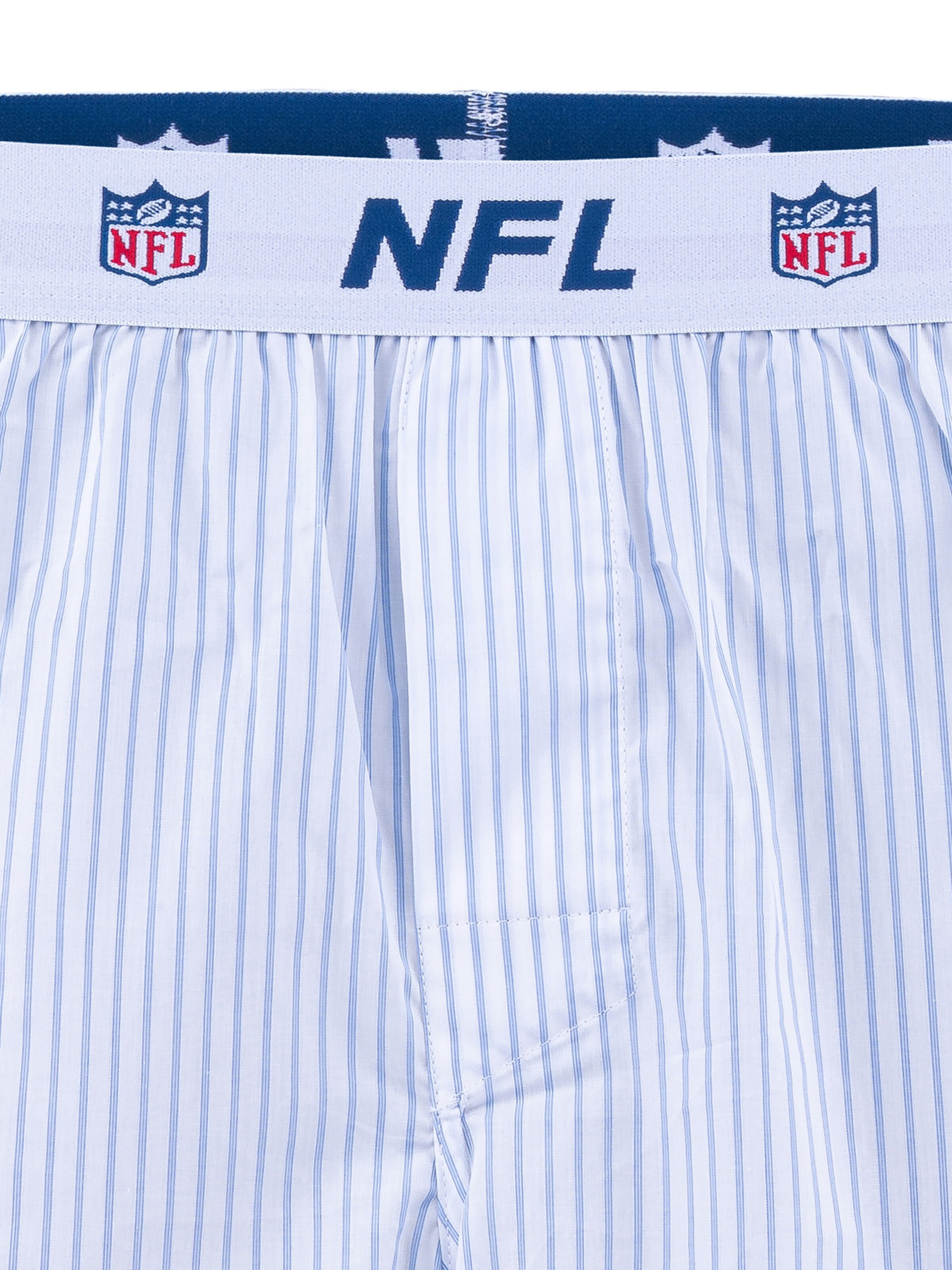 Huddle Boxer shorts ' NFL Shield Stripe ' in Blue
