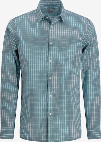 PIERRE CARDIN Regular Fit Hemd im Modern Fit in Blau: Vorderseite