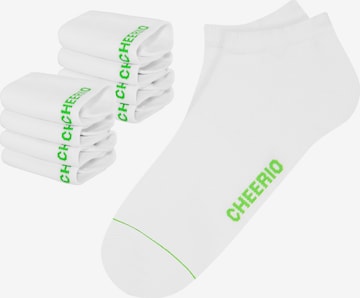 CHEERIO* Ankle Socks in White: front