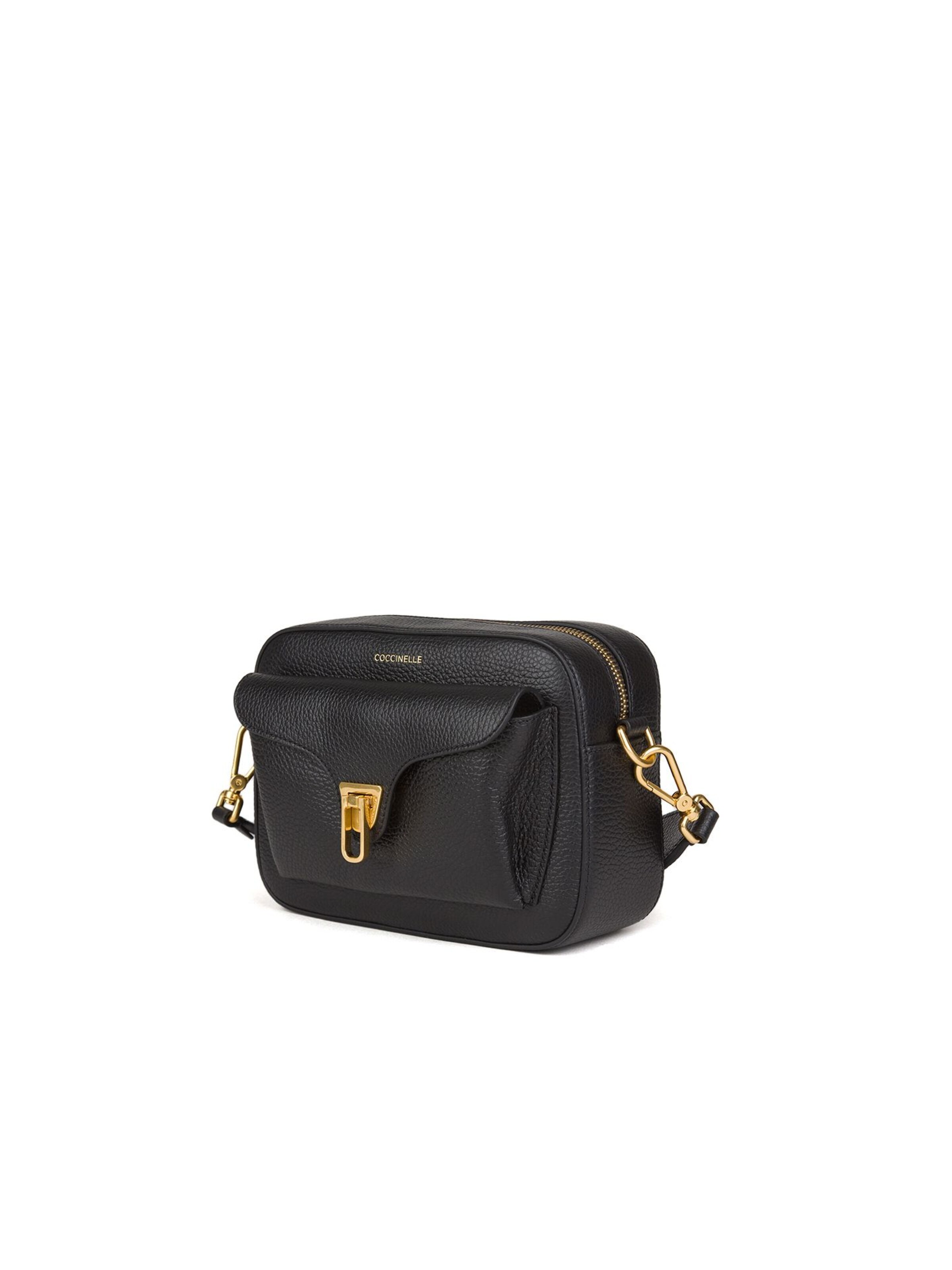 Sac à bandoulière 'Coccinelle Beat Soft Ribb Handbag Grained Leather' Coccinelle en noir