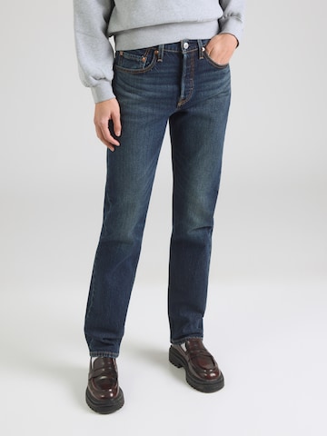 LEVI'S ® Štandardný strih Džínsy '501®' - Modrá: predná strana