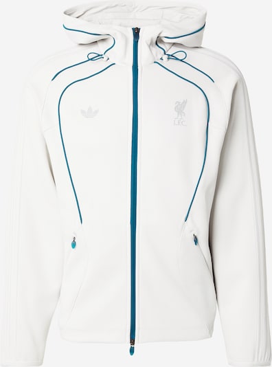 XS dydžio Džemperis 'Lfc Teamgeist 26' iš ADIDAS ORIGINALS, spalva – šviesiai pilka / benzino spalva, Prekių apžvalga