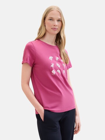 TOM TAILOR T-Shirt in Pink