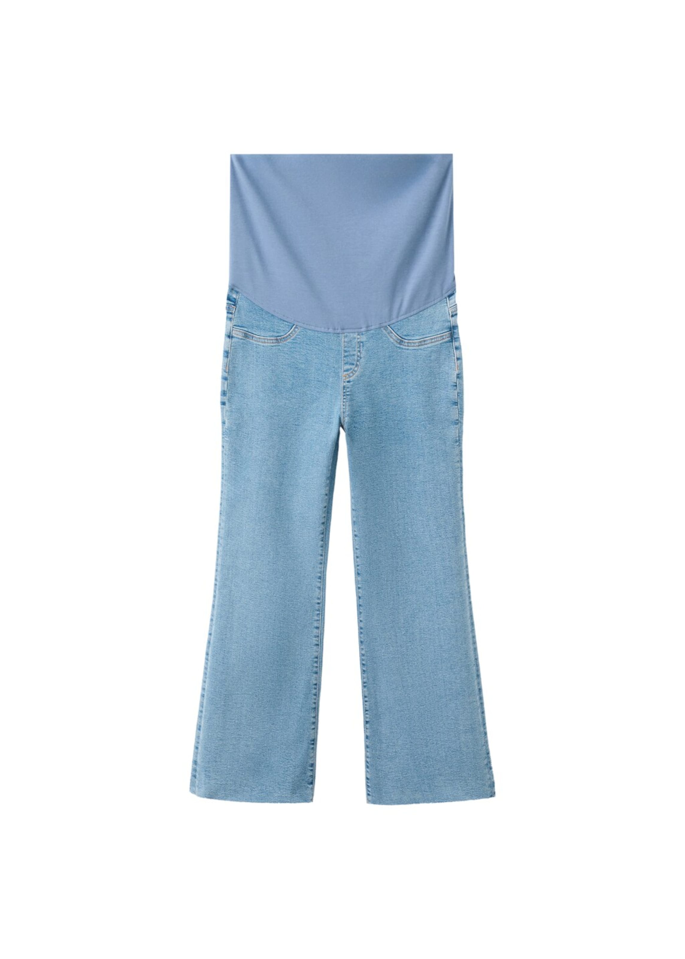 MANGO Regular Jeans 'Bootmum' in Blue: front