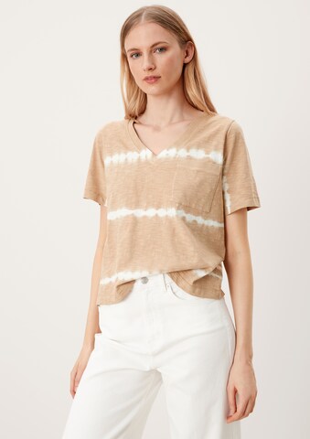 s.Oliver - Camiseta en beige: frente