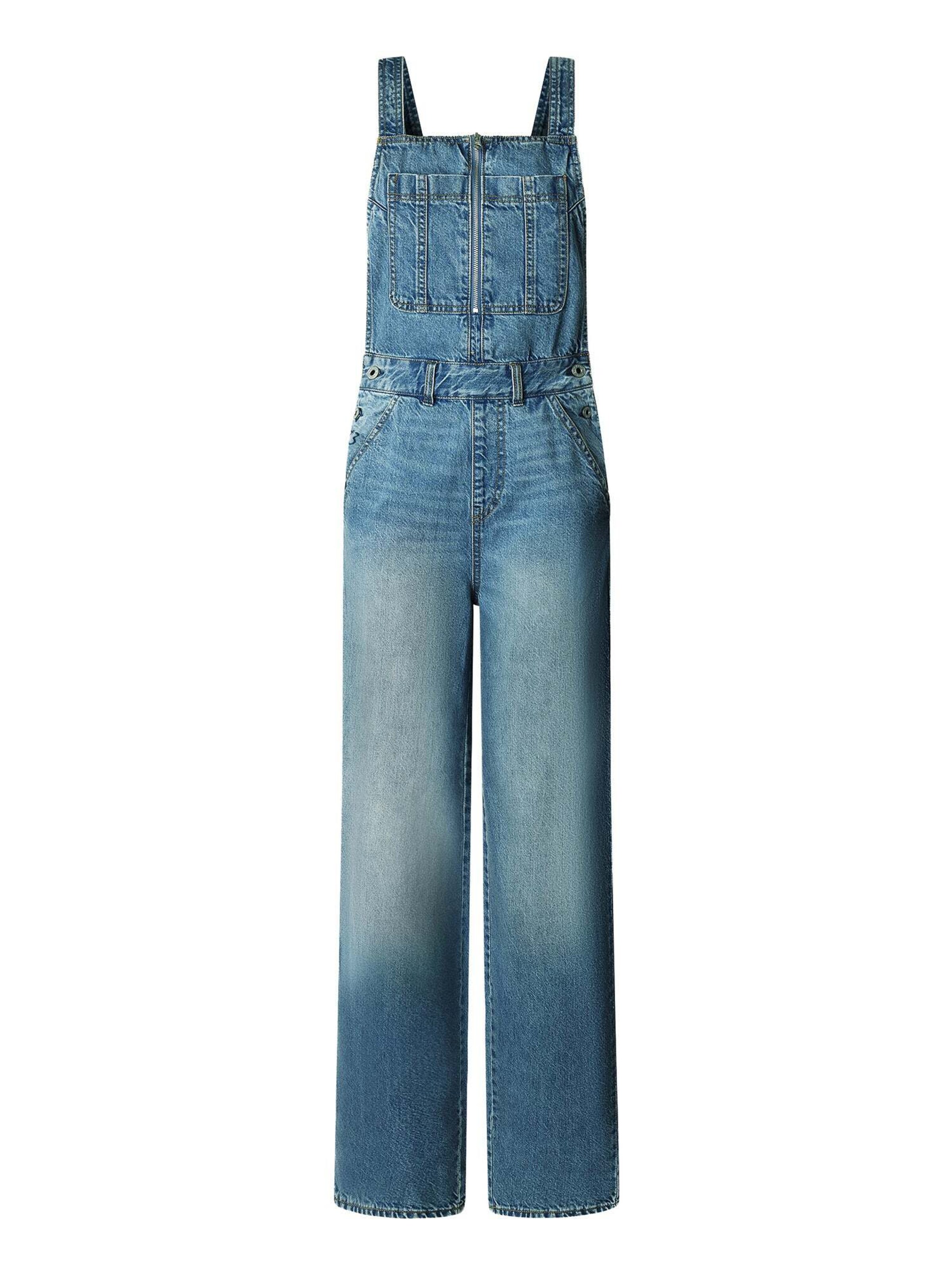Regular Salopette en jean 'Elia' Pepe Jeans en bleu : devant