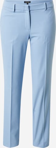 MORE & MORE Regular Pleated Pants in Blue: front