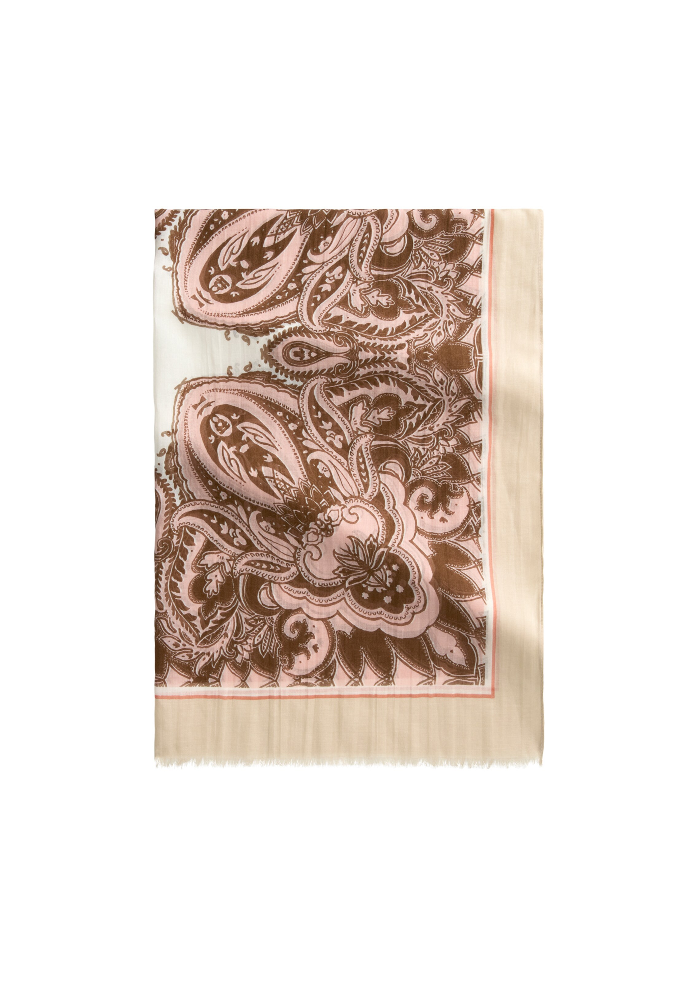 Écharpe Marc O'Polo en rose : devant