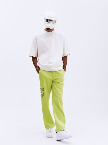 Smiles Boot cut Pants 'Lias' in Green