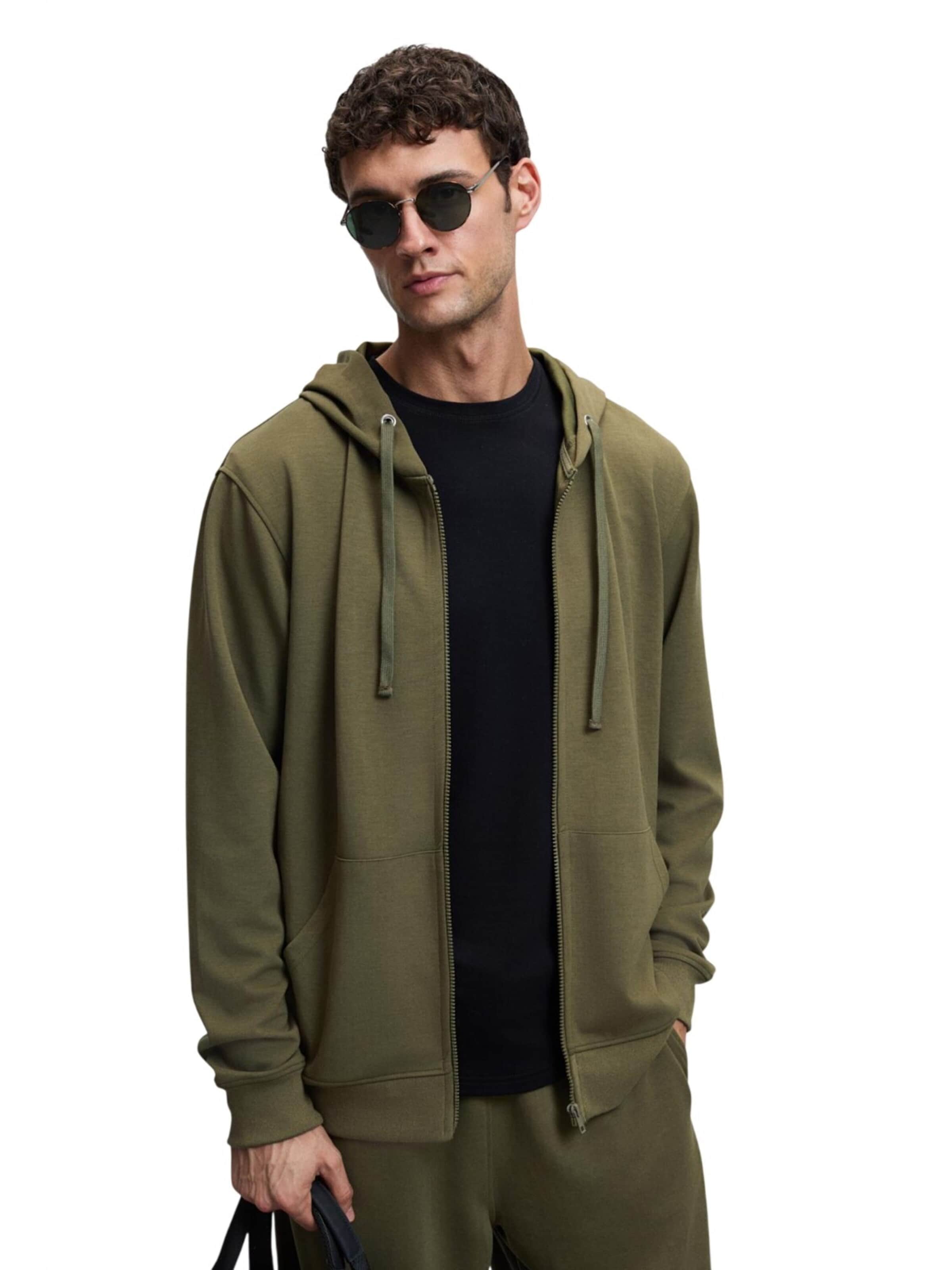 Grimelange Sweat jacket in Green