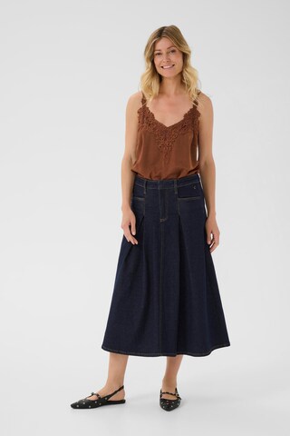 Cream Rok 'Robina' in Blauw