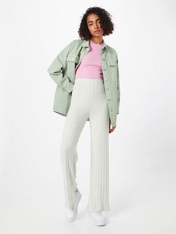 ABOUT YOU Flared Pants 'Dinah' in Green