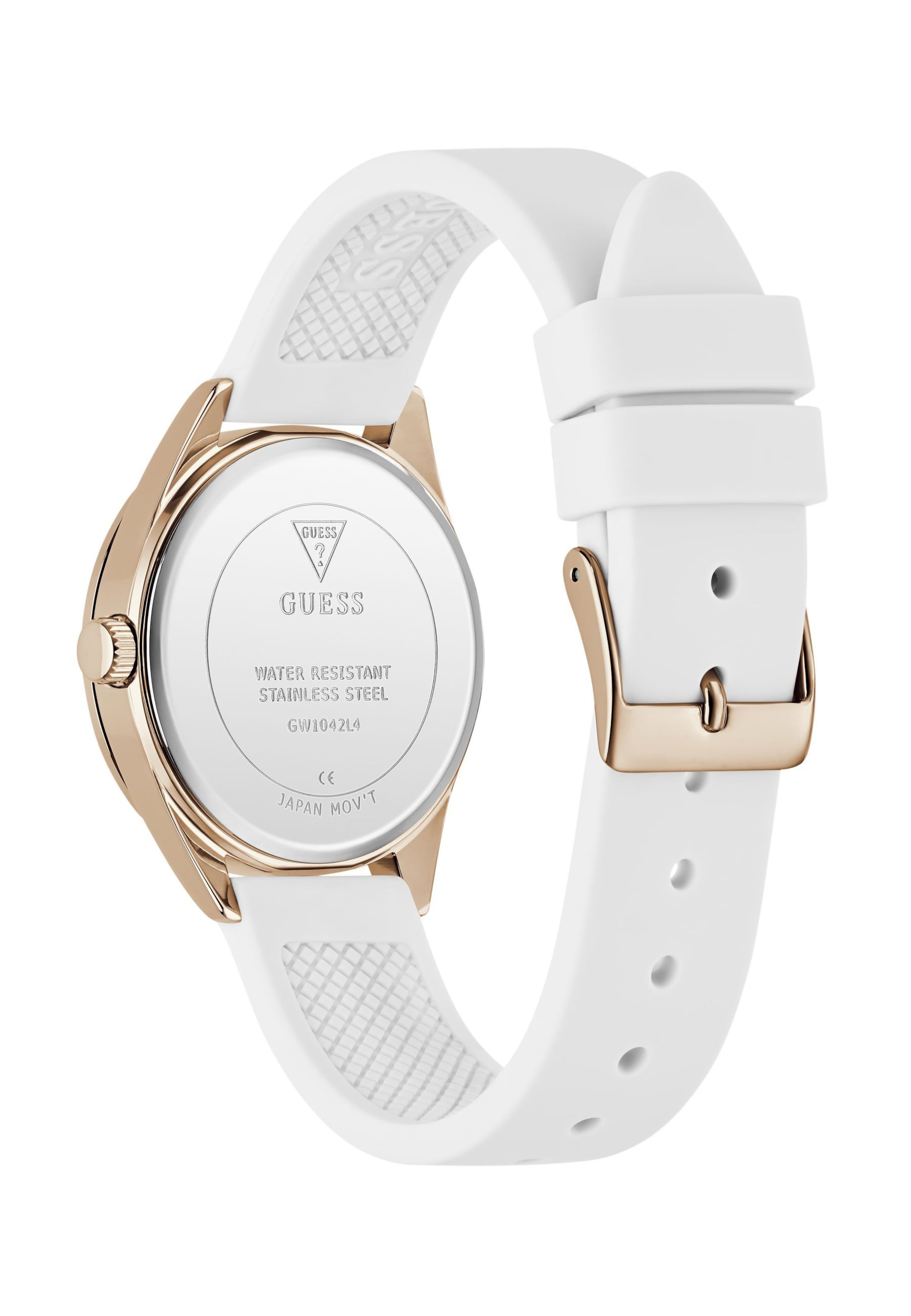 GUESS Analog watch 'AVA' in White