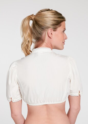 SPIETH & WENSKY Klederdracht blouse 'Geldora' in Beige