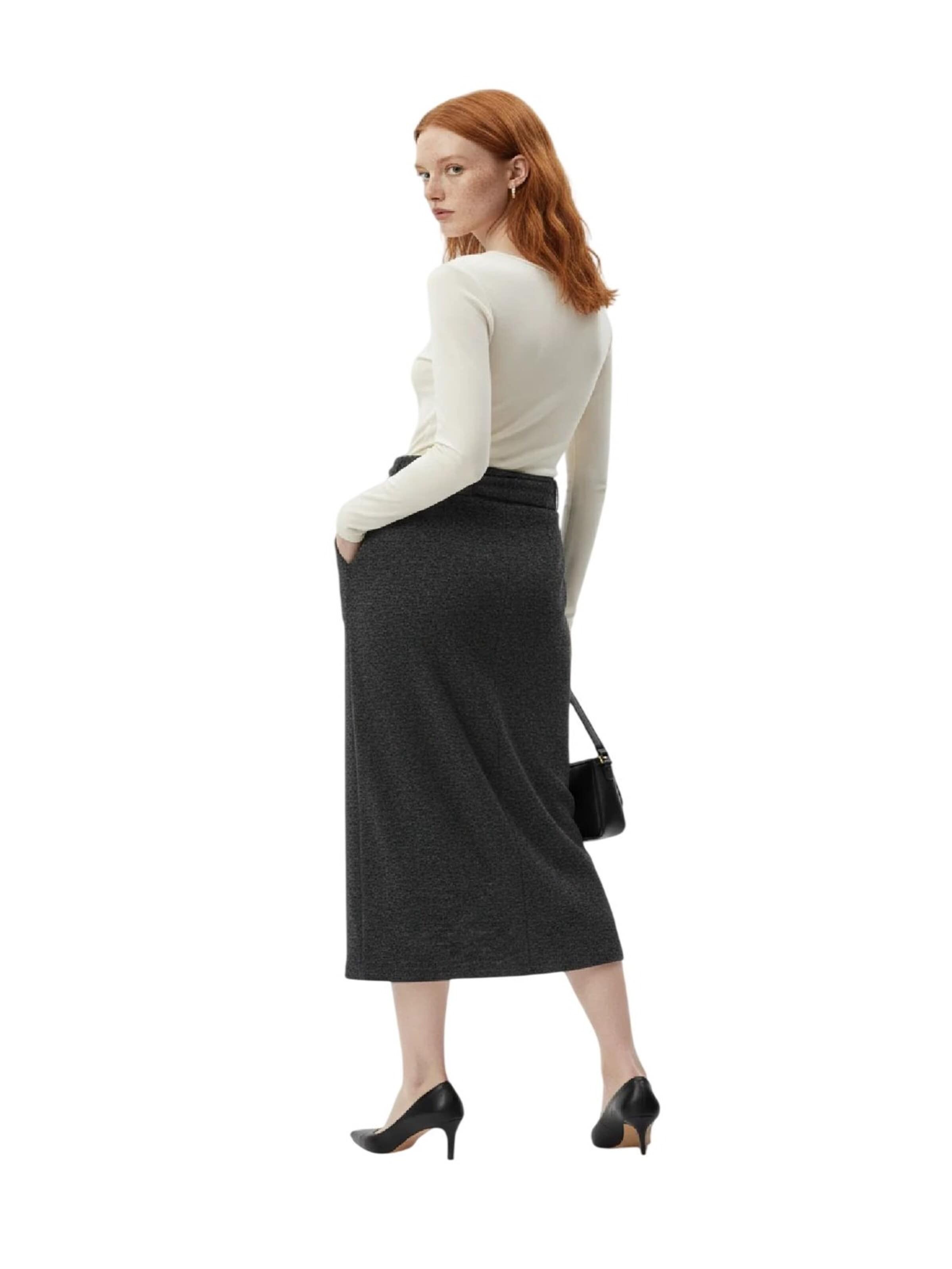 Alexa Dash Skirt in Grey