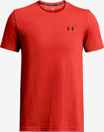 UNDER ARMOUR Performance Shirt 'Vanish Seamless' in Red: front