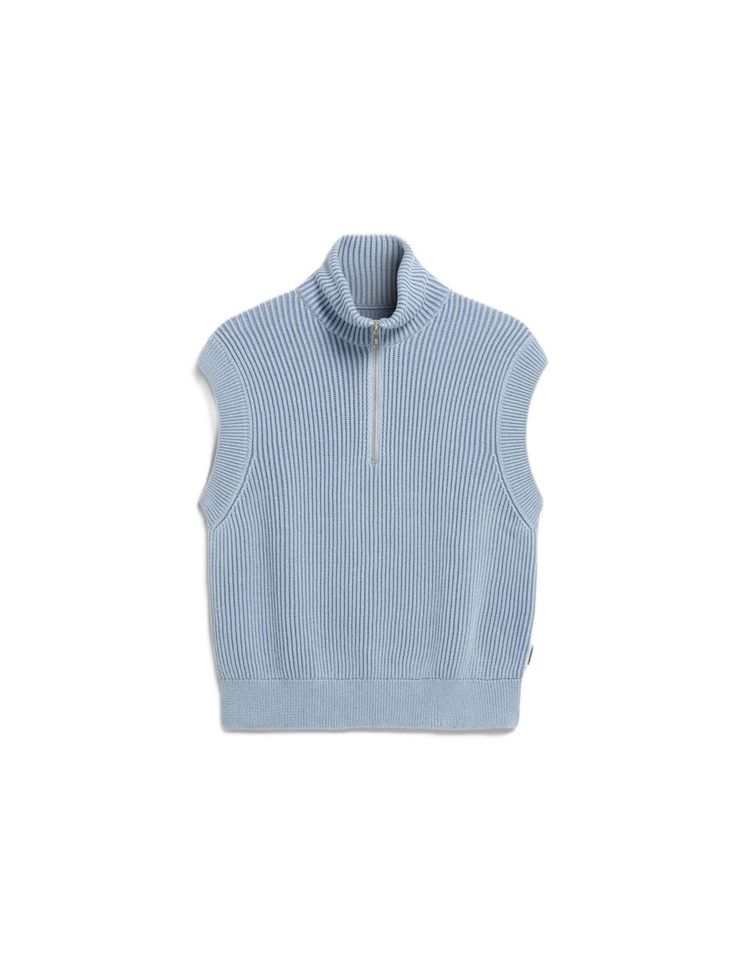 ARMEDANGELS Knitted Vest 'VANISÉ' in XL in Blue, Item view