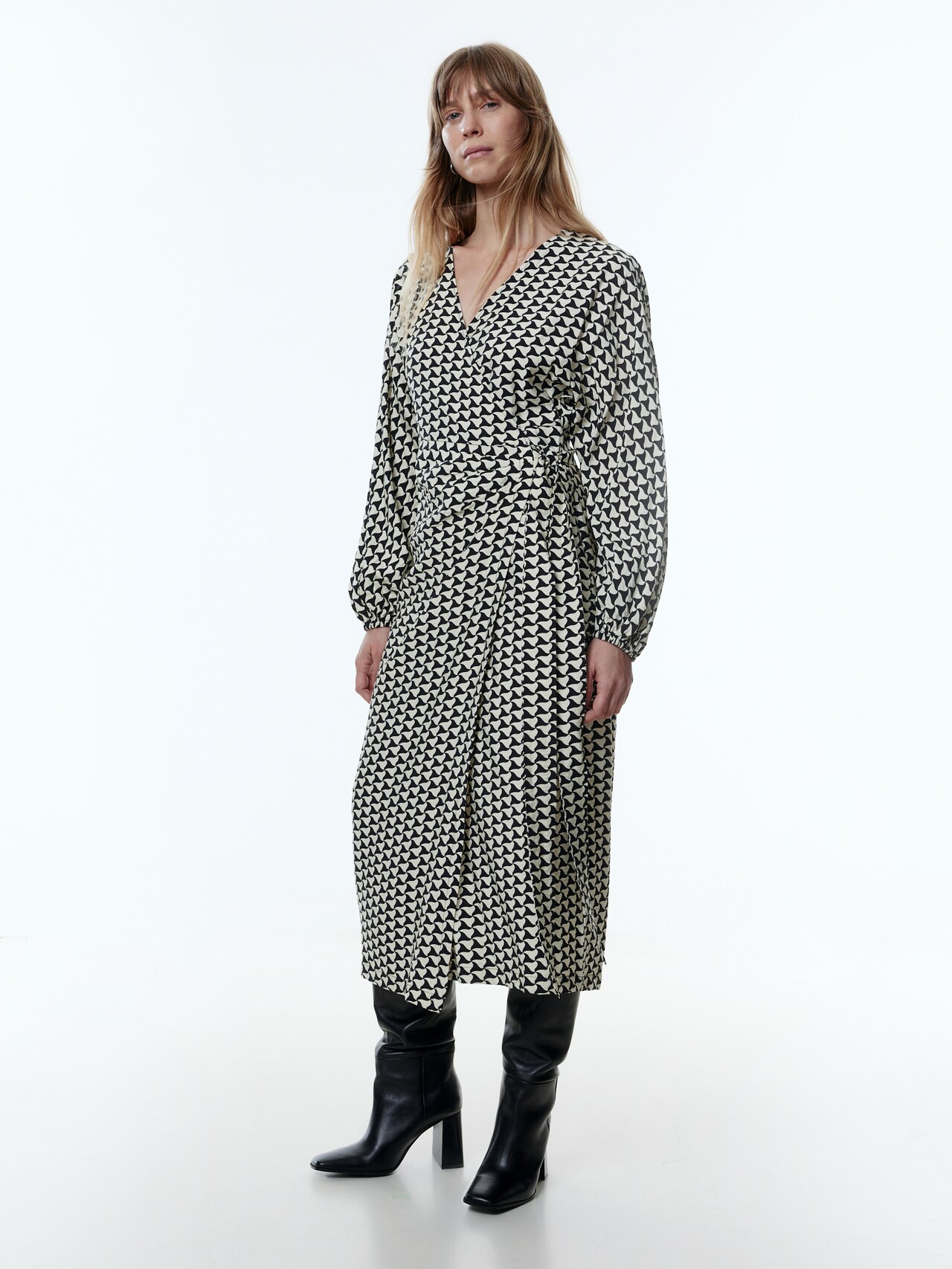 EDITED Producten Jurk 'Oceane' Zwart