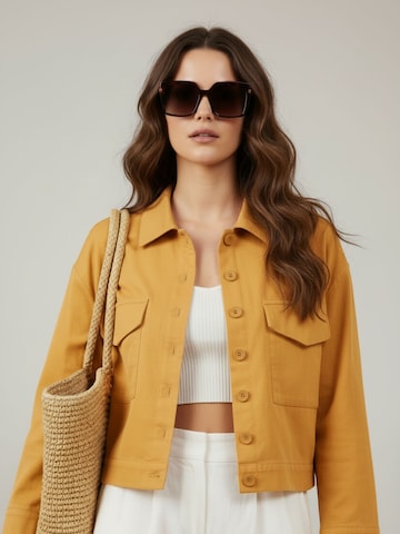 WEARABLE STORIES Overgangsjakke 'Amber' i brun